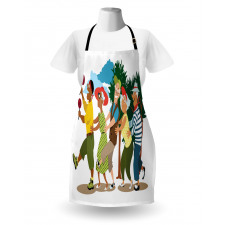 Line Dance Holiday Apron