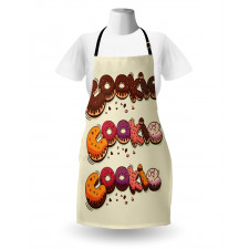 Doodle Style Bakery Theme Apron