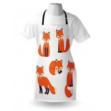 Simple Style Cartoon Animals Apron