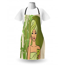 East Themed Beauty Lady Apron