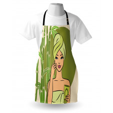 East Themed Beauty Lady Apron