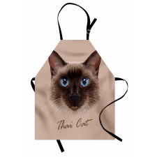 Domestic Animal Siamese Cat Apron