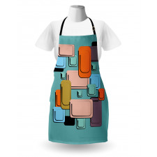 Geometric Rectangle Forms Apron