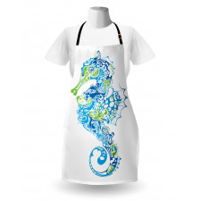 Curvy and Wavy Forms Apron