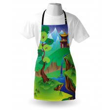 Cartoon Chinese Forest Apron