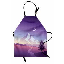 Mountain Scenery Apron