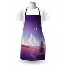 Mountain Scenery Apron