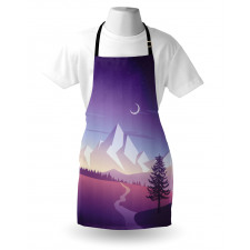 Mountain Scenery Apron