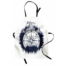 Compass Night Forest Apron