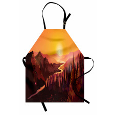 Forest Idyllic Morning Apron