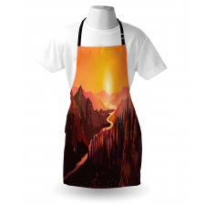 Forest Idyllic Morning Apron