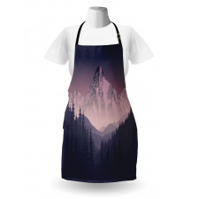 Foggy Mountain Range Apron