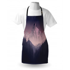 Foggy Mountain Range Apron