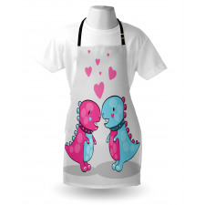 Lover Couple Hearts Apron