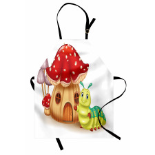Mushroom House Bug Apron