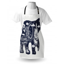 Boho Animal Wildlife Apron