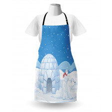 Mom Child Igloo Apron