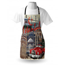 Vintage Collage Car Apron