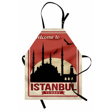 Welcome Greeting Art Apron