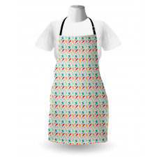 Abstract Fruit Pattern Apron