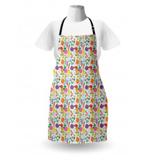 Childish Drawing Food Apron