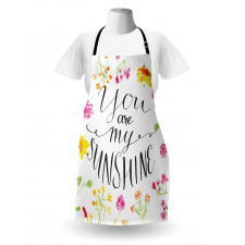 Loving My Sunshine Slogan Apron