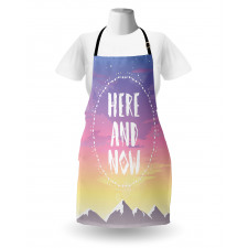 Mountains and Dreamy Sky Apron