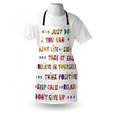 Motivational Slogans Apron