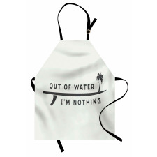 Water I am Nothing Apron