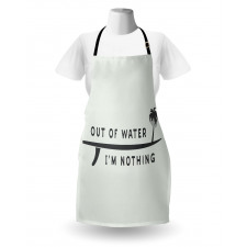 Water I am Nothing Apron