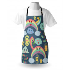 Nursery Weather Rainbow Apron