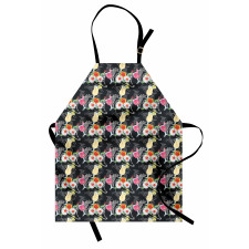 Cocktails Hibiscus Zebra Apron