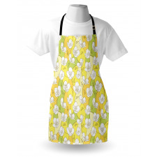 Delicate White Petals Apron