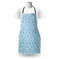 Petal Motifs Silhouette Apron