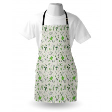 Exotic Herbal Tea Leaf Apron