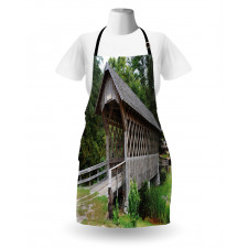 Old Wooden Bridge Print Apron