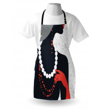 Pearl Necklace Apron