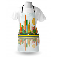 American City Skyline Apron