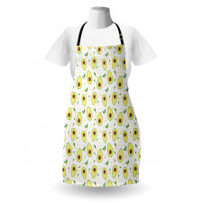 Graphic Avocado Pattern Apron