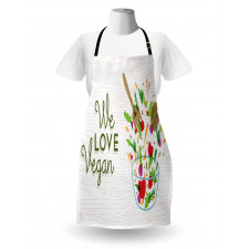 We Love Vegan Food Salad Apron