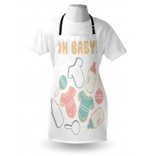 Newborn Infant Bodysuit Apron