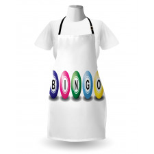 3D Style Colorful Balls Apron