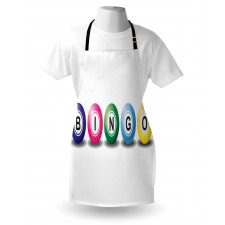 3D Style Colorful Balls Apron