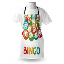 Lottery Game with Balls Apron