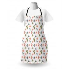 Watercolor Crustacean Apron