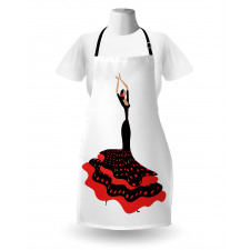 Flamenco Woman Folkloric Apron