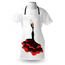 Flamenco Woman Folkloric Apron