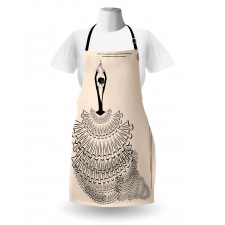 Back View Flamenco Lady Apron