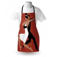 Latin Couple Dancing Apron