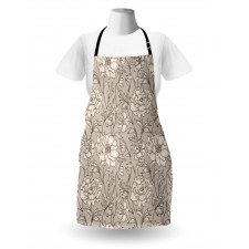 Classical Flower Petals Apron